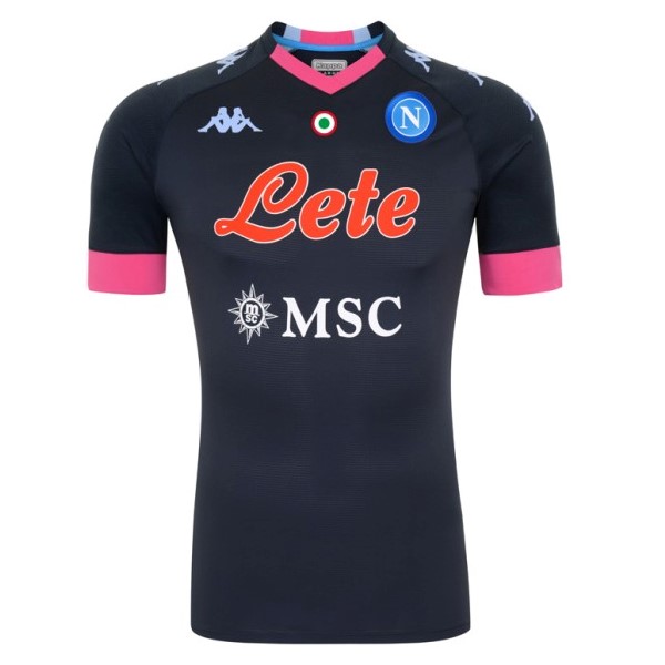 Tailandia Camiseta Napoli Tercera equipo 2020-21 Negro